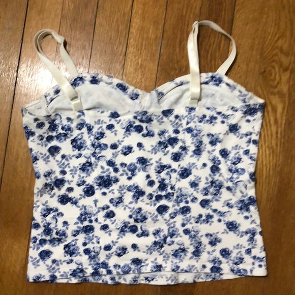 Floral Corset Tank Top - Picture 3 of 5